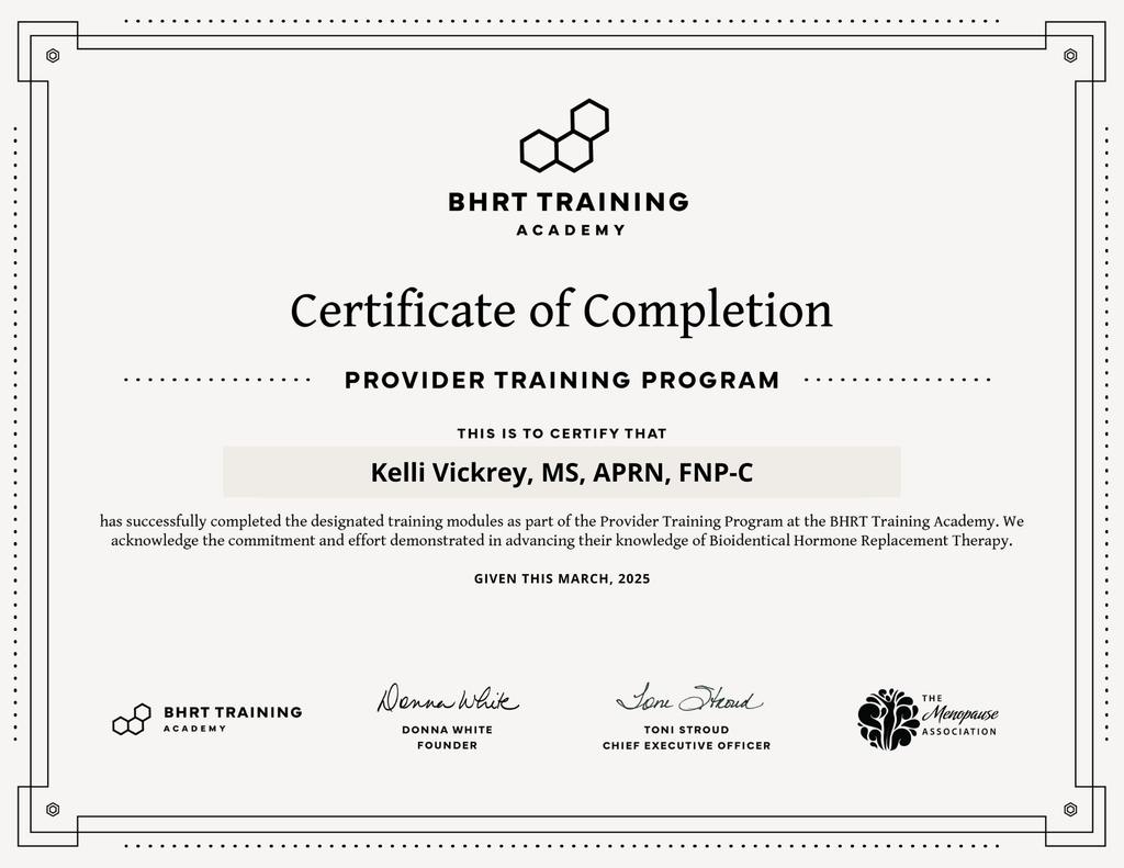 Certification